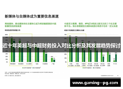 近十年英超与中超财务投入对比分析及其发展趋势探讨